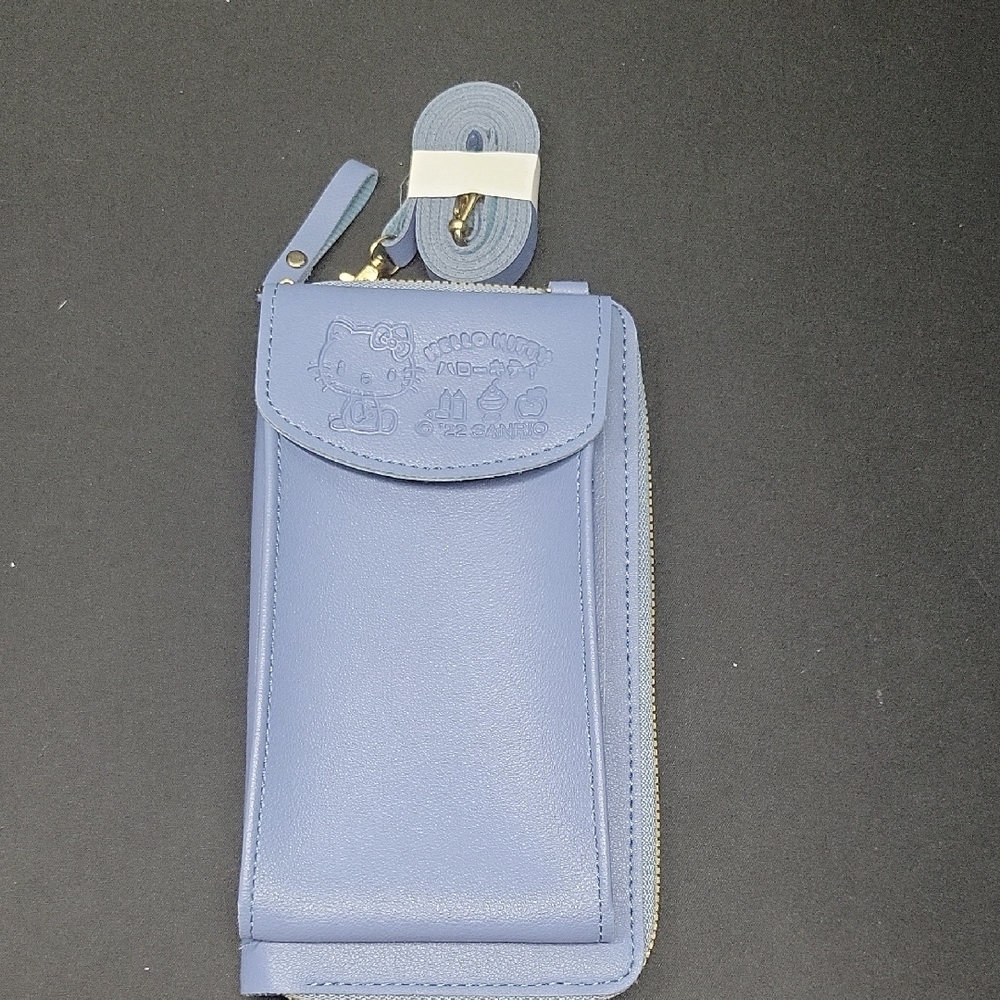Hello Kitty Light Blue Wallet/Crossbody